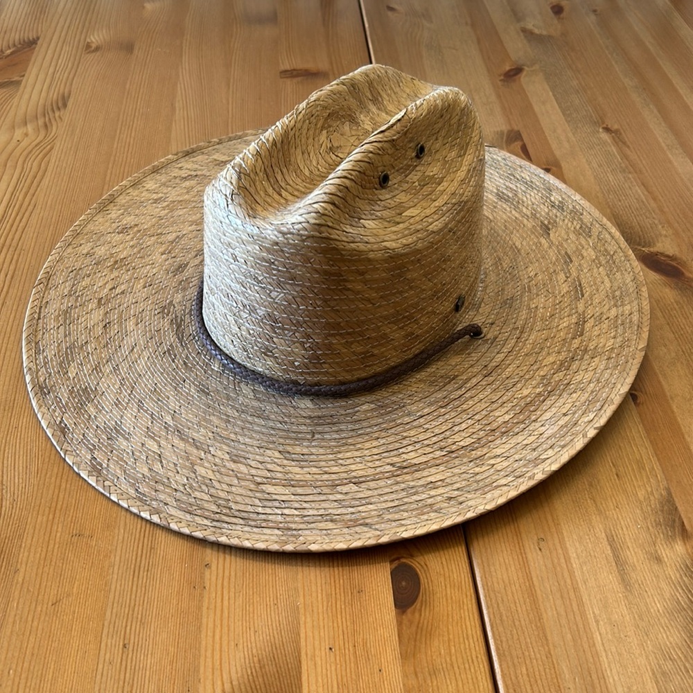 NWT Hemlock Monterrey Straw Rancher Hat in Toast Color Size Medium